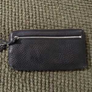 Black coach wristlet